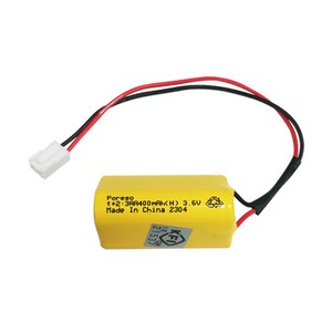 소방 예비전원 DC 3.6V 1+2 3AA 400mAh PORESO 수신기 비상구 유도등 소방배터리 제이앤에스테크 포레소 LND 와우글로컴, 3타입, 1개입