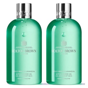 몰튼브라운 와일드 민트 & 라반딘 배쓰 & 샤워 젤, 300ml, 2개