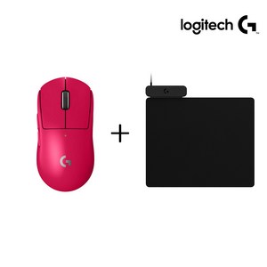로지텍 지슈라2 G PRO X SUPERLIGHT 2 무선 게이밍 마우스 + 파워플레이2 무선 충전패드