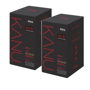 카누 미니 다크 로스트 아메리카노 원두커피믹스, 900mg, 120개입, 2개