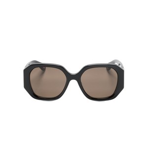 끌로에 마르씨 오버사이즈 프레임 선글라스, 56, 블랙계열