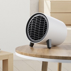 HOMIE 사무실온풍기 저전력히터 책상히터 미니난로 가정용 온풍기 600W, 흰색