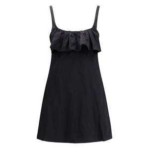 끌로에 러플 백리스 미니 드레스, 블랙계열, France 36(KR 55)