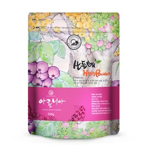 국산 냉풍건조 아로니아분말, 500g, 3개