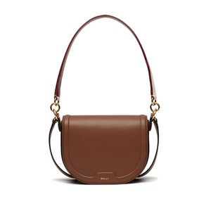 발리 로고 스탬프 가죽 숄더 백