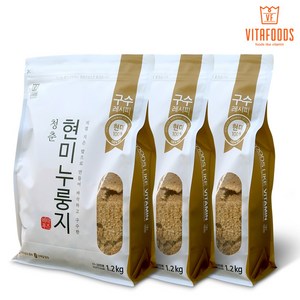 비타푸즈 청춘현미누룽지, 1.2kg, 3개