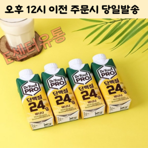 오리온 닥터유 단백질 프로 바나나, 250ml, 24개