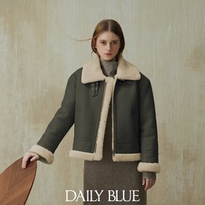 데일리블루 24FW 여성 호주산 리얼 양가죽 무스탕 코트 1종[런칭 가격 399 000원]