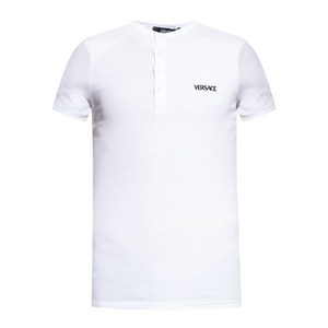 베르사체 로고 자수 언더셔츠, 화이트계열, Numeric 5(KR 105)