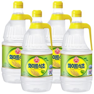 오뚜기 화이트 식초, 1.8L, 4개