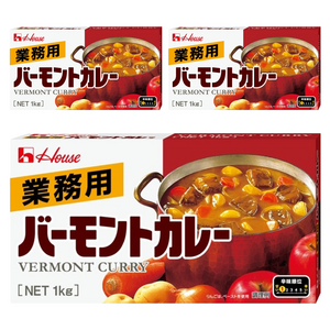 하우스푸즈 대용량 바몬드 카레, 1kg, 3개