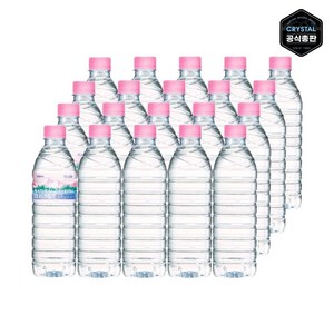 CRYSTAL 무라벨 생수, 500ml, 80개