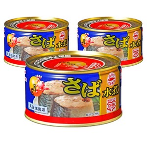 마루하니치로 츠키하나 삶은 고등어 통조림, 200g, 3개