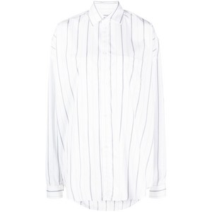 발렌시아가 코쿤 로고 프린트 셔츠