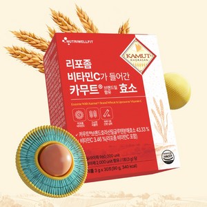 카무트 효소 뉴트리웰핏 리포좀 비타민C가 들어간 카무트효소, 1개, 90g