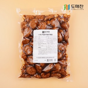 대용량 반찬 떡갈비 새송이 볶음 떡갈비볶음, 1개, 1kg