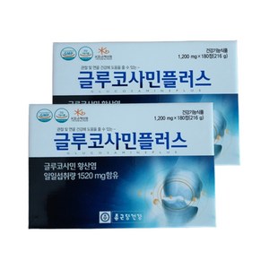 종근당건강 글루코사민 플러스 1200mg, 90정, 4개