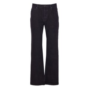 생로랑 클래식 5 포켓 로고 패치 진, 블랙계열, Waist (in) 36(KR 91)