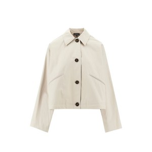 엠포리오아르마니 버튼 크롭 재킷, 베이지계열, Italy 44(KR 77)