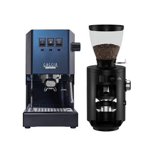 가찌아 클래식 Pro+말코닉 홈 X54 홈카페 세트, 블루/블랙