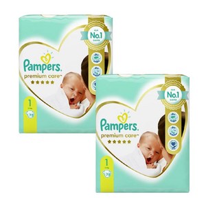 유로 팸퍼스 프리미엄케어 기저귀 밴드, 156매, 1단계