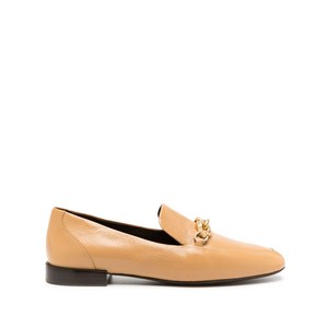 토리 버치 제사 홀스 헤드 모티프 가죽 로퍼, US 7(KR 240), 베이지계열