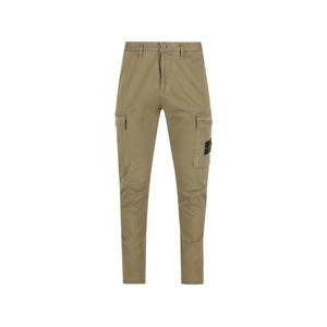 스톤 아일랜드 로고 패치 카고 팬츠, 그린계열, Waist (in) 29(KR 81-83)