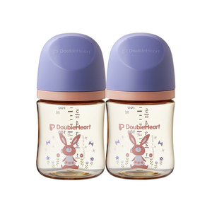 더블하트 모유실감 3세대 PPSU 놀러올래빗 160ml 트윈팩, 단품, 1개