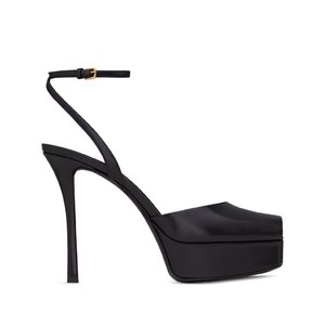 생로랑 라 스칸데일 플랫폼 샌들 120mm, Europe 36(KR 230), 블랙계열