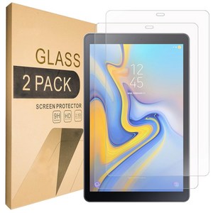 갤럭시탭A 10.5 호환 방탄 강화유리 액정보호필름2장 SM-T590 T590N T595 T595N 케이스나라