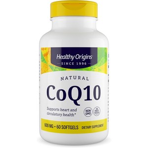 헬시오리진스 CoQ10 600mg 소프트젤, 60정, 1개