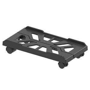 Qiaokao 확장형 이동식 컴퓨터 본체 받침대 블랙