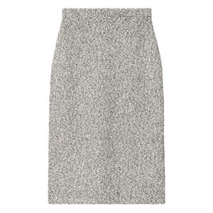 토리 버치 트위드 미디 스커트, 블랙계열, Mid standard S