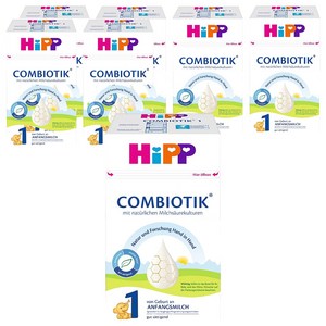 힙 콤비오틱 전분 분유 1단계, 600g, 7개