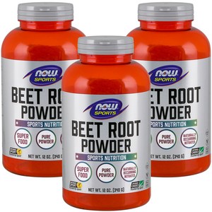 나우푸드 비트 뿌리 파우더, 340g, 3개