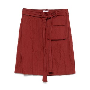 페라가모 랩 미니 스커트, 레드계열, Italy 40(KR 55)