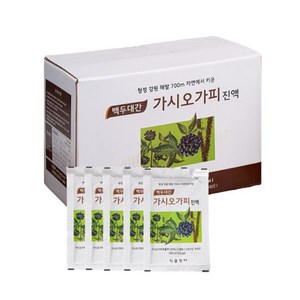 가시오가피즙 100ml*50개 시골장터 국내산 맑고 진한 진액, 60개, 100ml