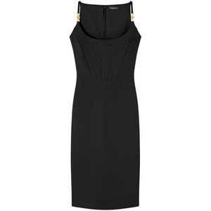 베르사체 메두사 스트랩 코르셋 스타일 드레스, 블랙계열, Italy 38(KR 44)