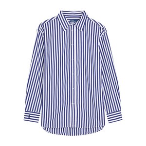 폴로랄프로렌 스트라이프 패턴 셔츠, 블루계열+화이트계열, Standard L(KR 77)