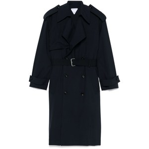 보테가 베네타 벨트 트렌치코트, 블루계열, Italy 42
