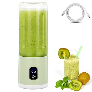 휴대용 텀블러 무선 믹서기 블렌더 12중 칼날 500ml 대용량 배터리