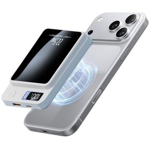 맥세이프 22.5W초고속 보조배터리 20000mAh 무선 대용량 가벼운 아이폰 갤럭시 사용가능