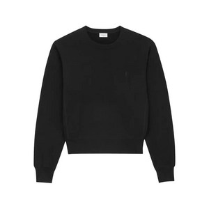 생로랑 Cassandre-embroidered jumper, 블랙계열, Standard XS(KR 44)