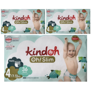 킨도 프리미엄 오슬림 팬티형 기저귀 아동용, 4단계, 108매