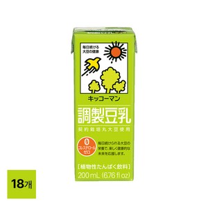 기꼬만 두유 오리지널 200ml X 18개