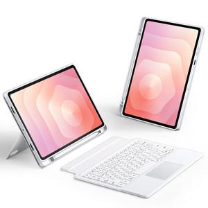 AITEWO 갤럭시 탭 호환 블루투스 키보드 케이스 분리형 매직키보드 360도회전 S펜 수납 S11/S9/S10 FE/S10 Lite 11인치 S9 FE+/S9+/S10+ 12.4
