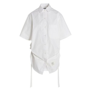 톰 브라운 헤비 포플린 개더 셔츠 미니 드레스, 화이트계열, Italy 38(KR 44)