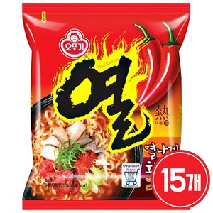 오뚜기 열라면 120g, 15개