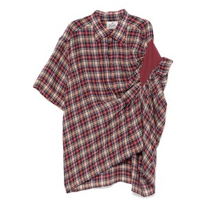 비비안웨스트우드 비즈니스 셔츠, 레드계열+옐로우계열, Standard XS(KR 55)