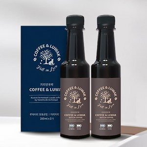 루왁커피 드립 사향고양이 커피 콜드브루 원액, 1개, 2개입, 250ml